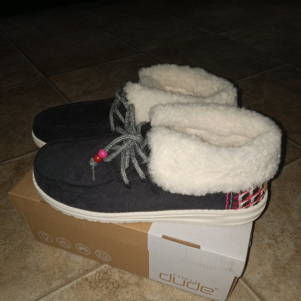 Women's Hey Dudes, Britt Corduroy Black